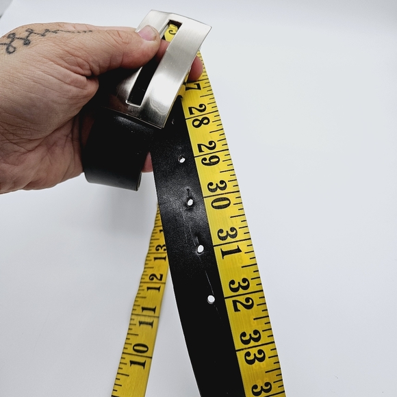 MEXX | silver buckle leather belt - Picture 8 of 8